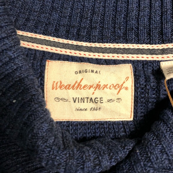 Weatherproof Garment Co Men’s Shawl Neck Sweater - Picture 3 of 6